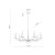 LIMAL SABIA Lampa wisząca 7XE14 11346 TK Lighting Sabia
