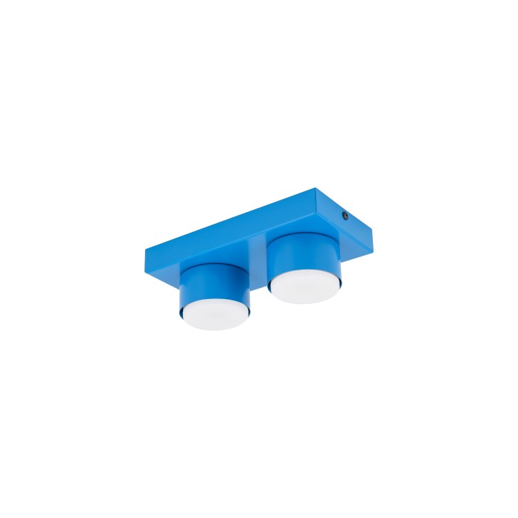BRIX BLUE Lampa sufitowa 2XGX53 11283 TK Lighting Niebieski Niebieski