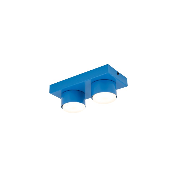 BRIX BLUE Lampa sufitowa 2XGX53 11283 TK Lighting Niebieski Niebieski