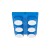 BRIX BLUE Lampa sufitowa 6XGX53 11285 TK Lighting Niebieski Niebieski