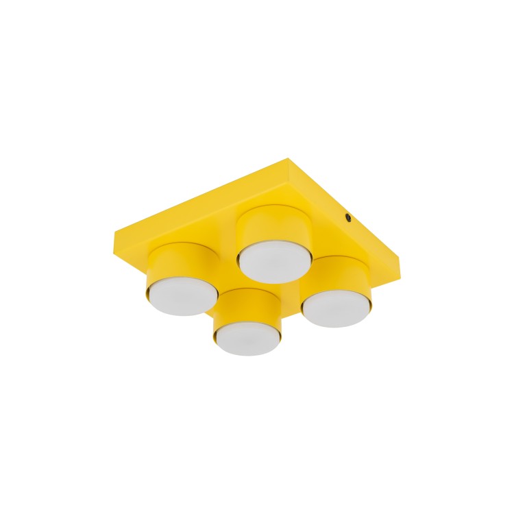 BRIX YELLOW Lampa sufitowa 4XGX53 11290 TK Lighting Żółty Żółty
