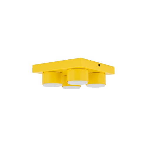 BRIX YELLOW Lampa sufitowa 4XGX53 11290 TK Lighting Żółty Żółty