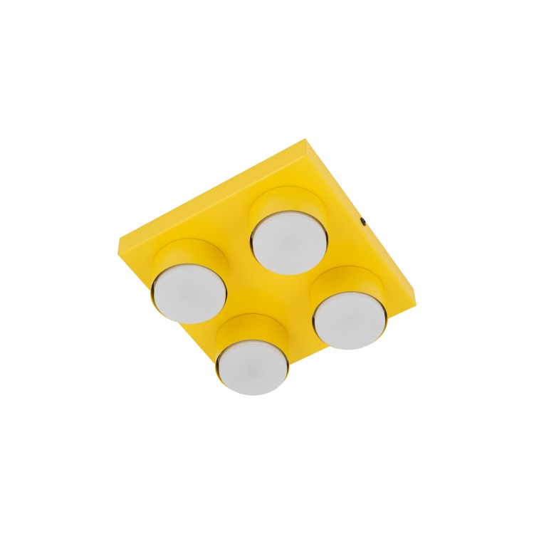 BRIX YELLOW Lampa sufitowa 4XGX53 11290 TK Lighting Żółty Żółty