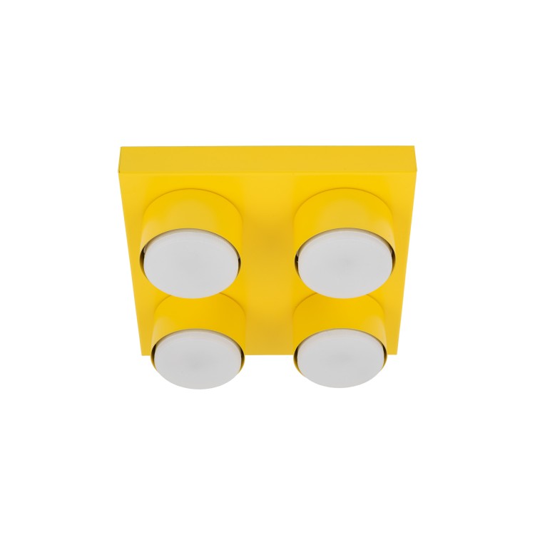 BRIX YELLOW Lampa sufitowa 4XGX53 11290 TK Lighting Żółty Żółty