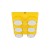 BRIX YELLOW Lampa sufitowa 6XGX53 11291 TK Lighting Żółty Żółty