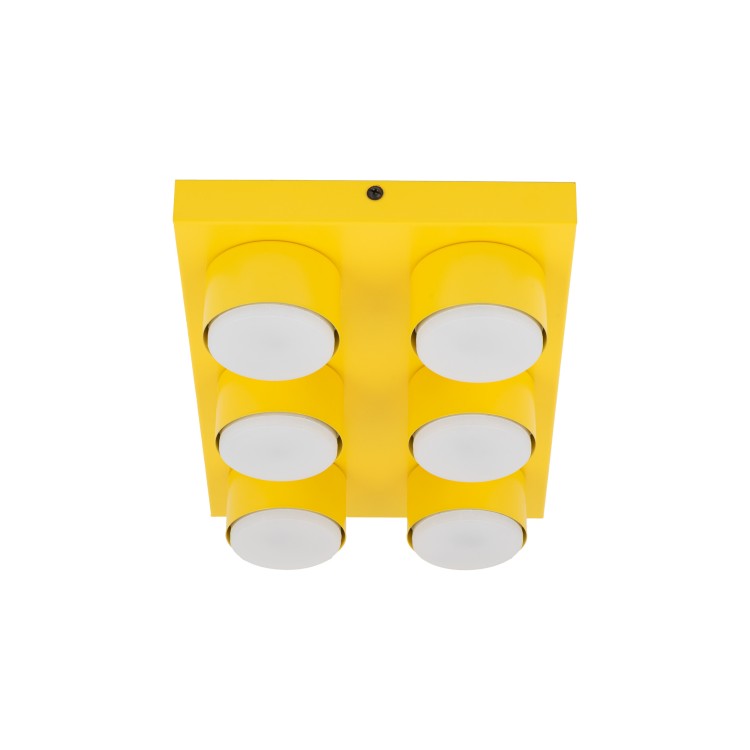 BRIX YELLOW Lampa sufitowa 6XGX53 11291 TK Lighting Żółty Żółty