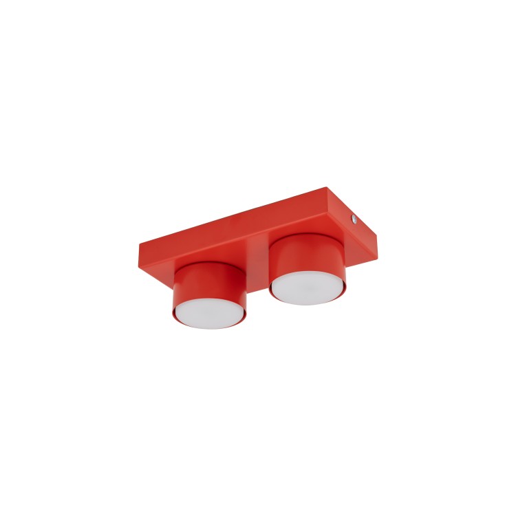 BRIX RED Lampa sufitowa 2XGX53 11292 TK Lighting Czerwony Czerwony
