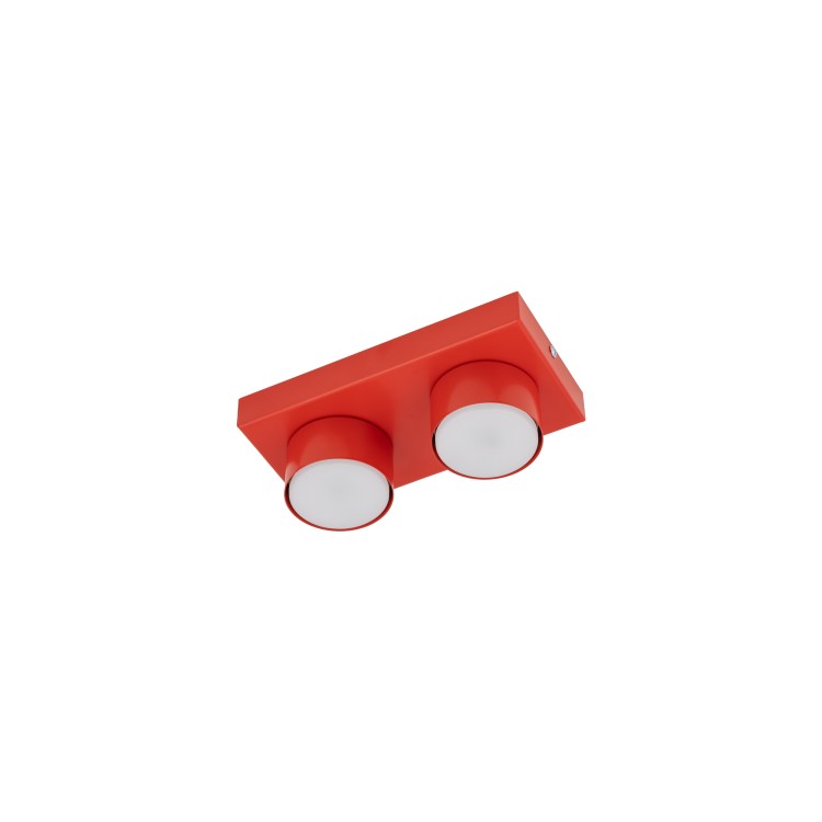 BRIX RED Lampa sufitowa 2XGX53 11292 TK Lighting Czerwony Czerwony
