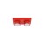 BRIX RED Lampa sufitowa 2XGX53 11292 TK Lighting Czerwony Czerwony