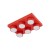 BRIX RED Lampa sufitowa 6XGX53 11294 TK Lighting Czerwony Czerwony