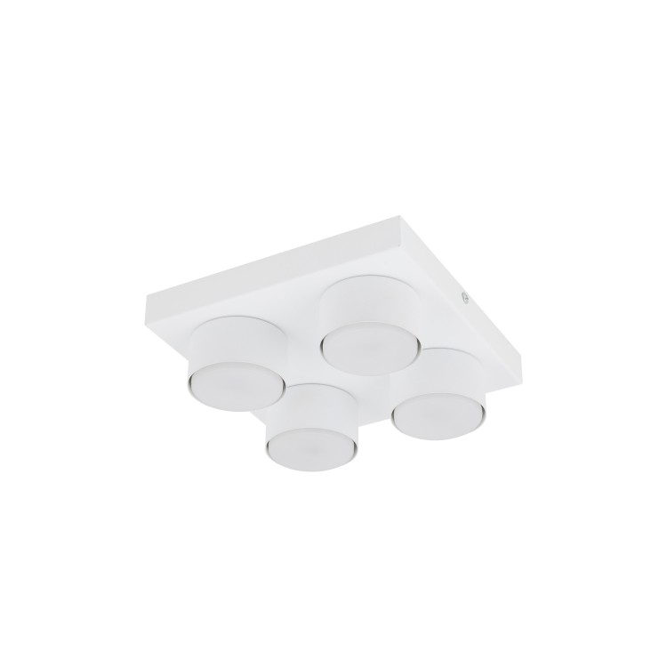 BRIX WHITE Lampa sufitowa 4XGX53 11296 TK Lighting Biały Biały