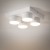BRIX WHITE Lampa sufitowa 4XGX53 11296 TK Lighting Biały Biały