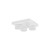 BRIX WHITE Lampa sufitowa 4XGX53 11296 TK Lighting Biały Biały