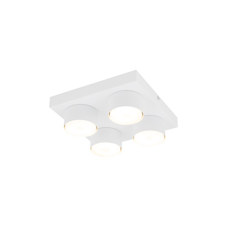 BRIX WHITE Lampa sufitowa 4XGX53 11296 TK Lighting Biały Biały