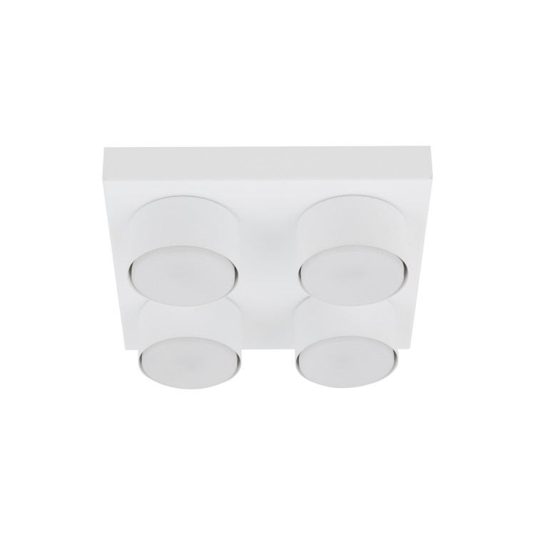 BRIX WHITE Lampa sufitowa 4XGX53 11296 TK Lighting Biały Biały