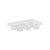 BRIX WHITE Lampa sufitowa 6XGX53 11297 TK Lighting Biały Biały
