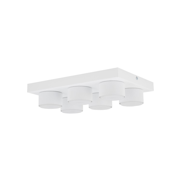 BRIX WHITE Lampa sufitowa 6XGX53 11297 TK Lighting Biały Biały