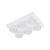 BRIX WHITE Lampa sufitowa 6XGX53 11297 TK Lighting Biały Biały