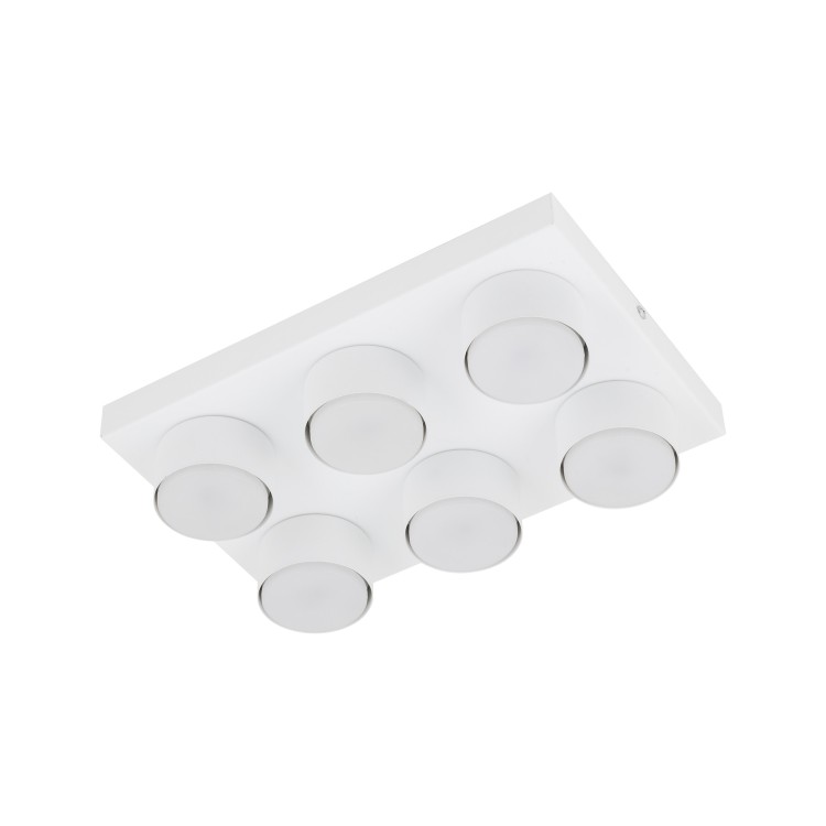 BRIX WHITE Lampa sufitowa 6XGX53 11297 TK Lighting Biały Biały