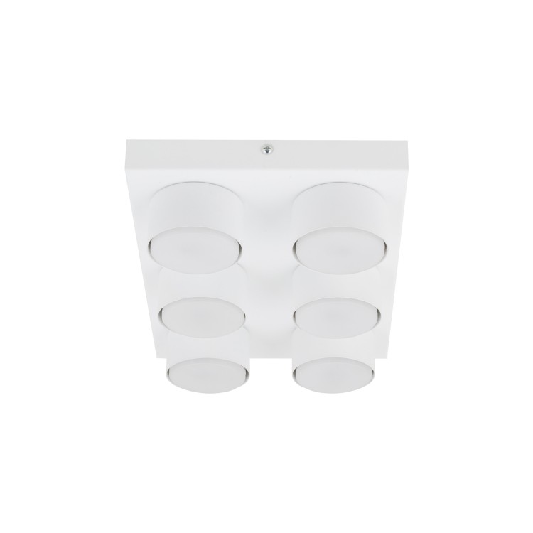 BRIX WHITE Lampa sufitowa 6XGX53 11297 TK Lighting Biały Biały