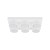 BRIX WHITE Lampa sufitowa 6XGX53 11297 TK Lighting Biały Biały