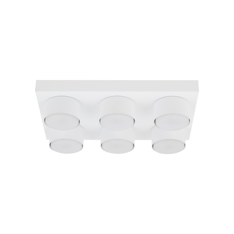 BRIX WHITE Lampa sufitowa 6XGX53 11297 TK Lighting Biały Biały