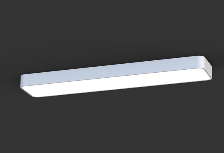 Oprawa liniowa sufitowa SOFT CEILING LED 90x20 WHITE 7542 NOWODVORSKI Lighting 2xT8 90cm Loft nowoczesna lampa sufitowa oświetleniowa biała biały Inspiracje Premium