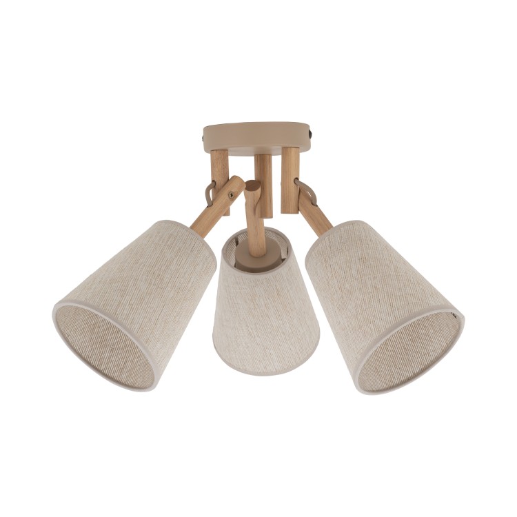 VAIO SABIA Lampa sufitowa 3XE27 11605 TK Lighting Sabia, Sosna Len