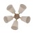 VAIO SABIA Lampa sufitowa 5XE27 11606 TK Lighting Sabia, Sosna Len