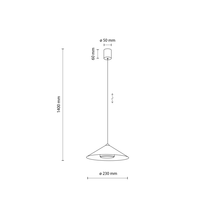 LUME S KASZMIR Lampa wisząca 1XGX53 11279 TK Lighting Kaszmir Kaszmir