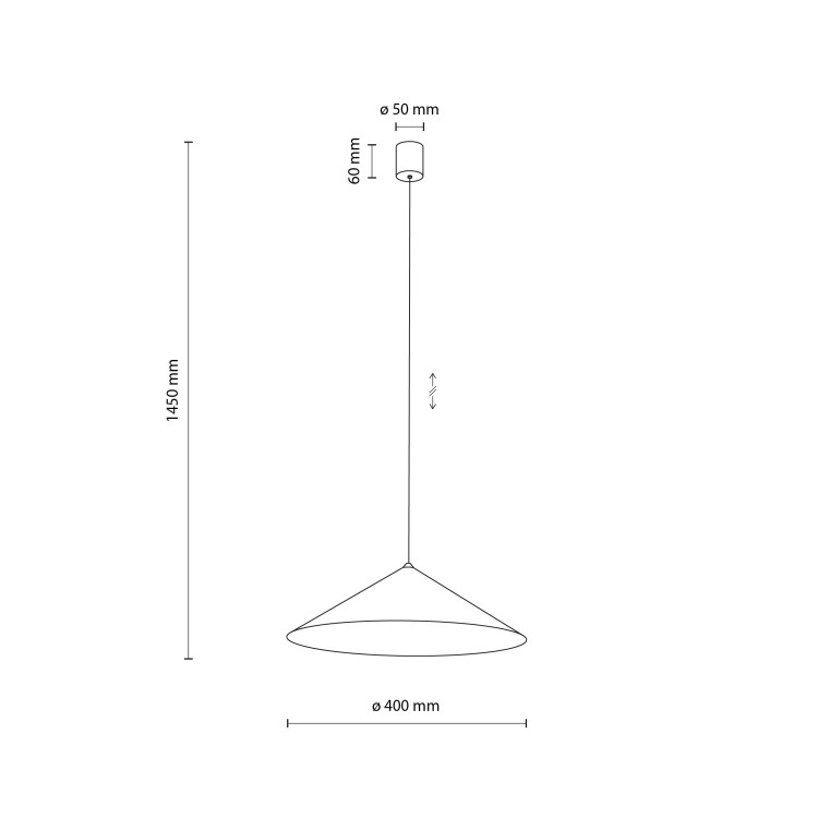 LUME L KASZMIR Lampa wisząca 1XGX53 11281 TK Lighting Kaszmir Kaszmir
