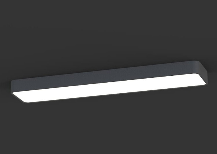 Oprawa liniowa sufitowa SOFT CEILING LED 90x20 GRAPHITE 7531 NOWODVORSKI Lighting 2xT8 90cm Loft nowoczesna lampa sufitowa oświetleniowa grafitowa grafitowy Inspiracje Premium