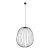 SPHERA L BLACK Lampa wisząca 1XGX53 11301 TK Lighting Czarny Czarny