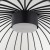 SPHERA L BLACK Lampa wisząca 1XGX53 11301 TK Lighting Czarny Czarny