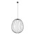 SPHERA L BLACK Lampa wisząca 1XGX53 11301 TK Lighting Czarny Czarny