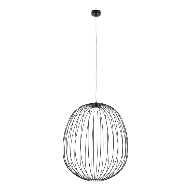 SPHERA L BLACK Lampa wisząca 1XGX53 11301 TK Lighting Czarny Czarny