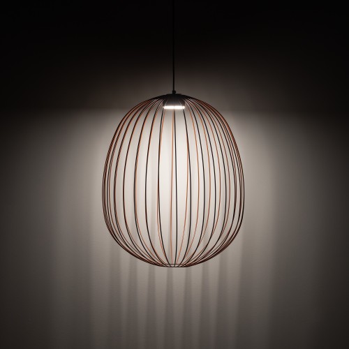 SPHERA L BRICK Lampa wisząca 1XGX53 11302 TK Lighting Ceglany Ceglasty