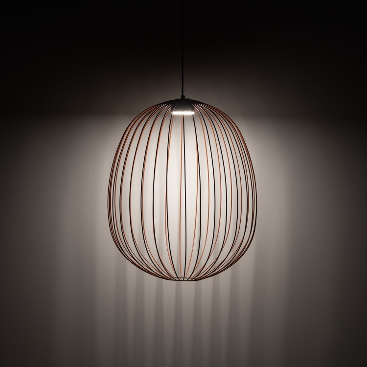 SPHERA L BRICK Lampa wisząca 1XGX53 11302 TK Lighting Ceglany Ceglasty