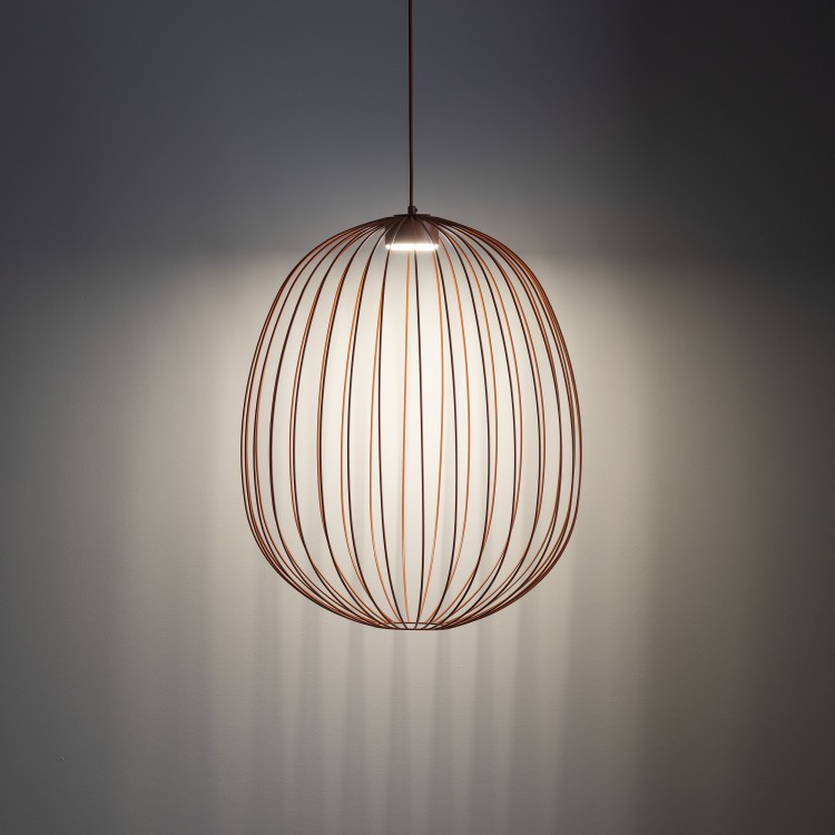 SPHERA L BRICK Lampa wisząca 1XGX53 11302 TK Lighting Ceglany Ceglasty