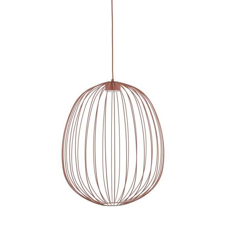 SPHERA L BRICK Lampa wisząca 1XGX53 11302 TK Lighting Ceglany Ceglasty