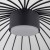 SPHERA M BLACK Lampa wisząca 1XGX53 11304 TK Lighting Czarny Czarny