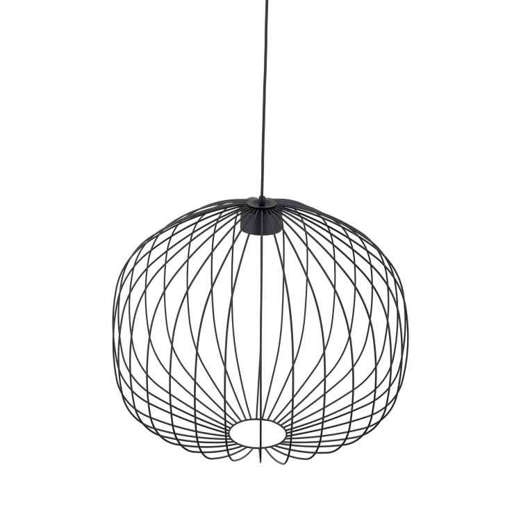 SPHERA M BLACK Lampa wisząca 1XGX53 11304 TK Lighting Czarny Czarny