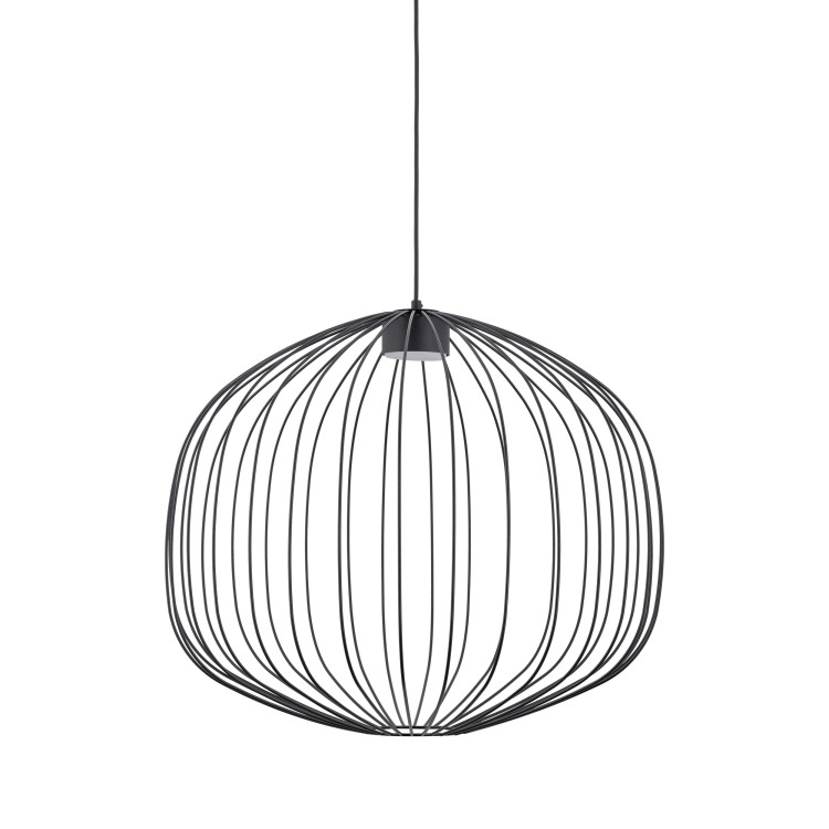 SPHERA M BLACK Lampa wisząca 1XGX53 11304 TK Lighting Czarny Czarny
