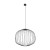 SPHERA M BLACK Lampa wisząca 1XGX53 11304 TK Lighting Czarny Czarny
