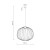 SPHERA M BLACK Lampa wisząca 1XGX53 11304 TK Lighting Czarny Czarny