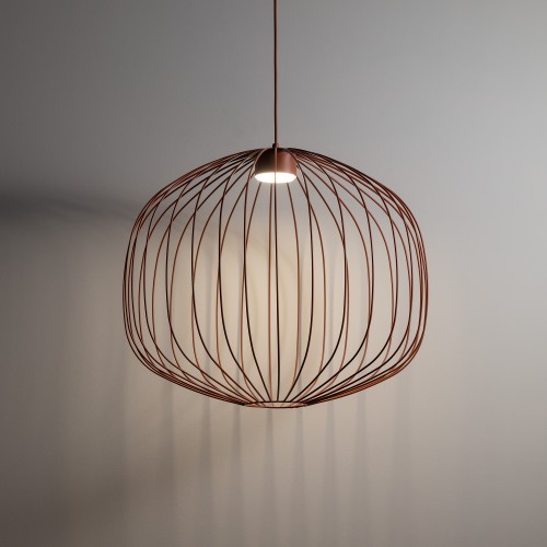 SPHERA M BRICK Lampa wisząca 1XGX53 11305 TK Lighting Ceglany Ceglasty