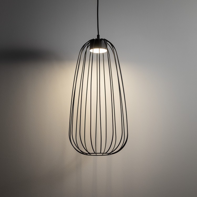 SPHERA S BLACK Lampa wisząca 1XGX53 11307 TK Lighting Czarny Czarny