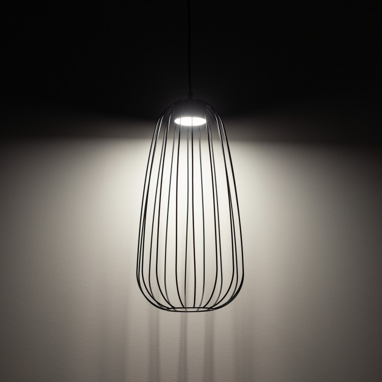 SPHERA S BLACK Lampa wisząca 1XGX53 11307 TK Lighting Czarny Czarny