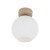 VIRLO WHITE Lampa sufitowa 1XE14 11357 TK Lighting