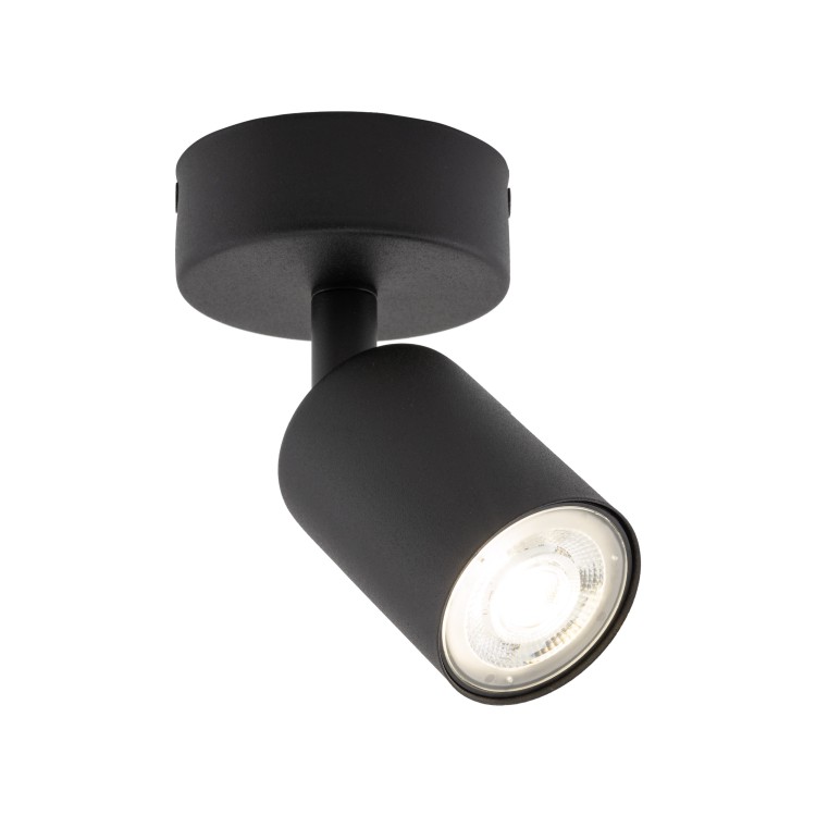 NEX BLACK Lampa sufitowa 1XGU10 11367 TK Lighting Czarny Czarny